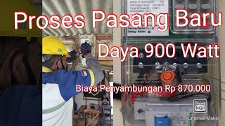 #listrik##pln##pasang baru# pasang listrik 900 va bayar brp ke pln