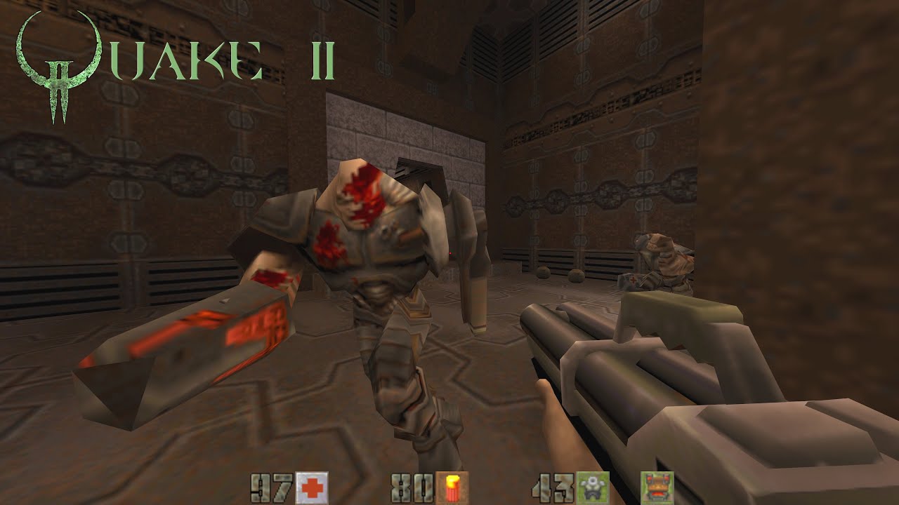 Quake 2 (Yamagi Source port) p.10 | Unit 3 - Jail: Security Complex | 4K/60