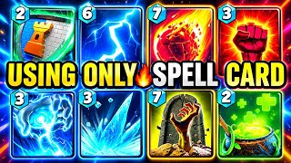 Using Only Spell Cards ♠️ Trolling Noobs? Castle Crush  screenshot 3