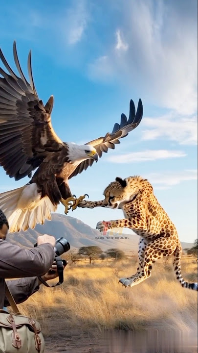 Pertarungan Elang vs macan