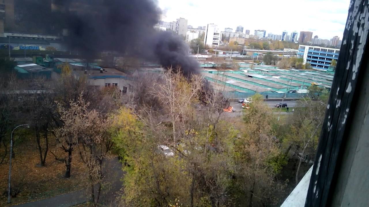 Взрыв машины в Москве на Кетчерской улице. - YouTube