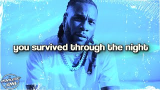 Burna Boy - Sittin’ On Top Of The World (Lyrics)