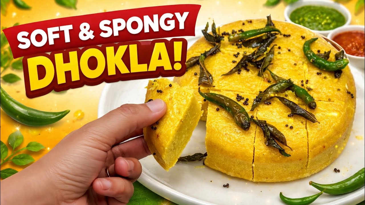 10 मिनट में सॉफ्ट ढोकला कैसे बनाएं|Soft & Fluffy Dhokla Recipe | ढोकला बनाने की आसान विधि |
