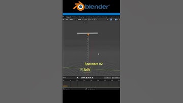 How to make a Chain Simulation in Blender in 1 minute, let
