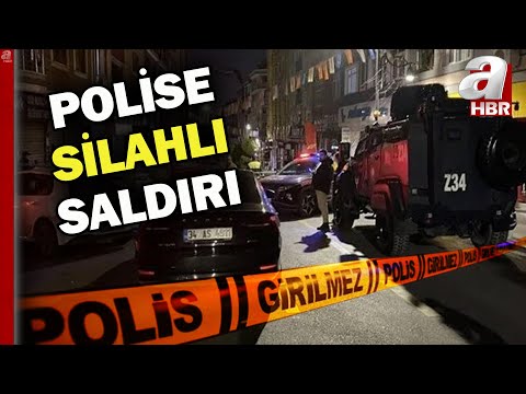 Kağıthane'de motosikletli kişiler polise ateş açtı: 1 polis yaralı | A Haber