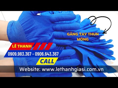 Video GĂNG TAY THUN MỎNG - giá sỉ giá rẻ Sài Gòn - youtube