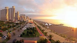 Batumi beach Пляж батуми море Отдых в Грузии 01.09.2016