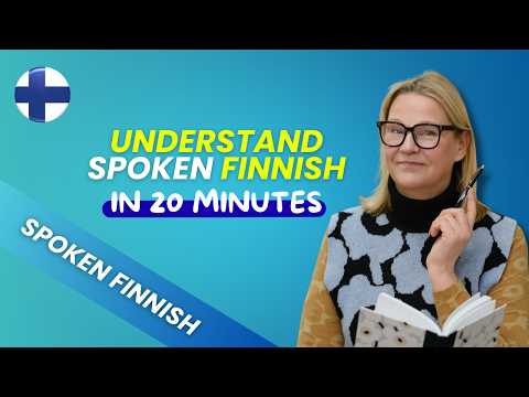 20-minute spoken Finnish training | Understand all the basics