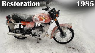 Restoration Motorcycle CZ 350 472.5 from 1985s - 2 stroke. Чезет CZ 350 472.5 Часть 4.