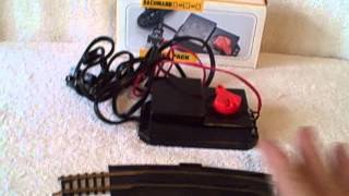 Bachmann Model Train Power Pack and HO scale connector train Track # 44207 used