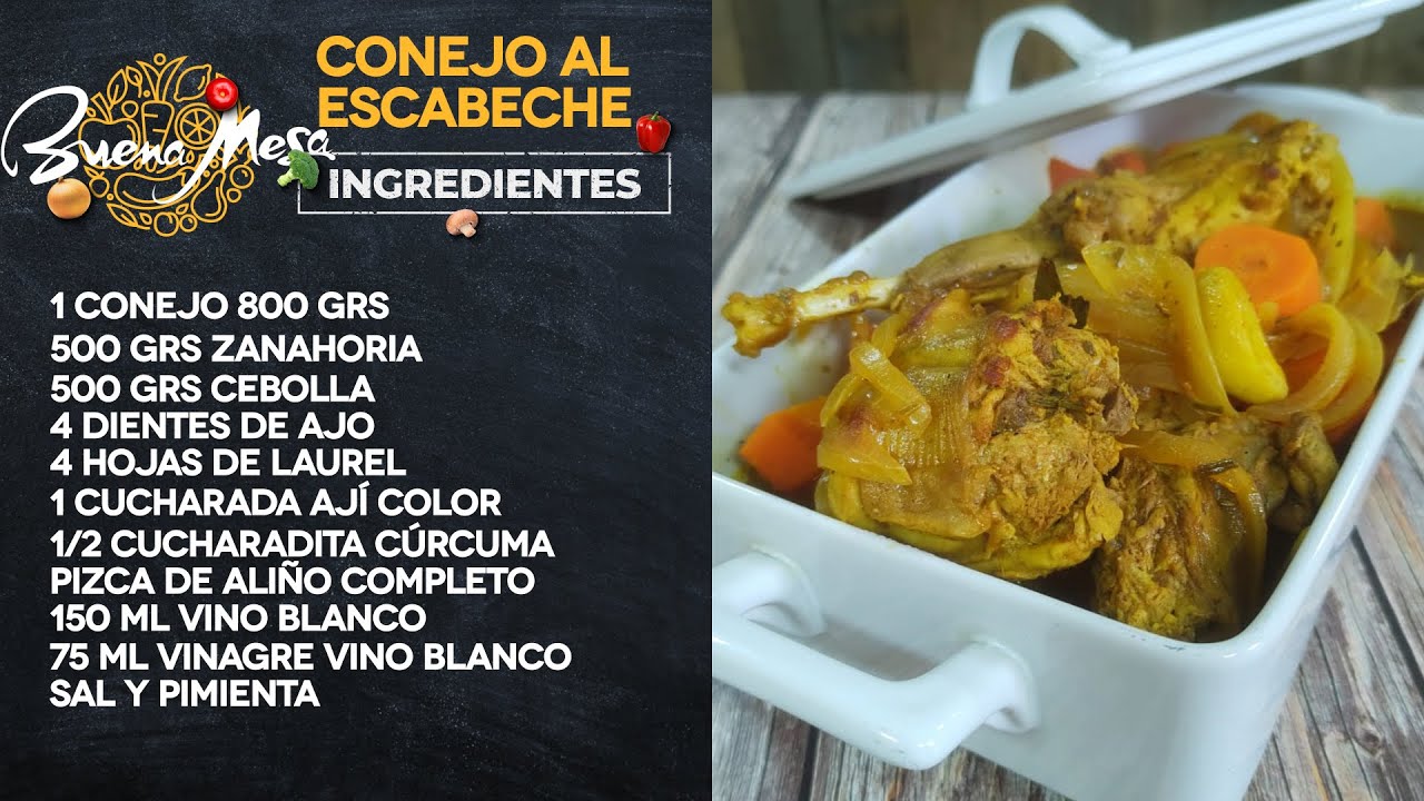 Conejo al escabeche - Buena mesa
