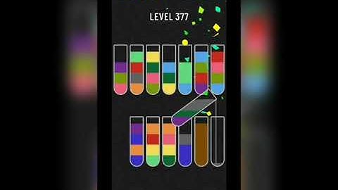 Water sort puzzle level 377