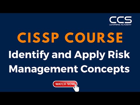 CISSP Training Certification Course | Identify and Apply Risk Management Concepts Explained
