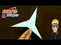 DIY - How To Make a Shuriken Naruto Easy | Origami Ninja Star