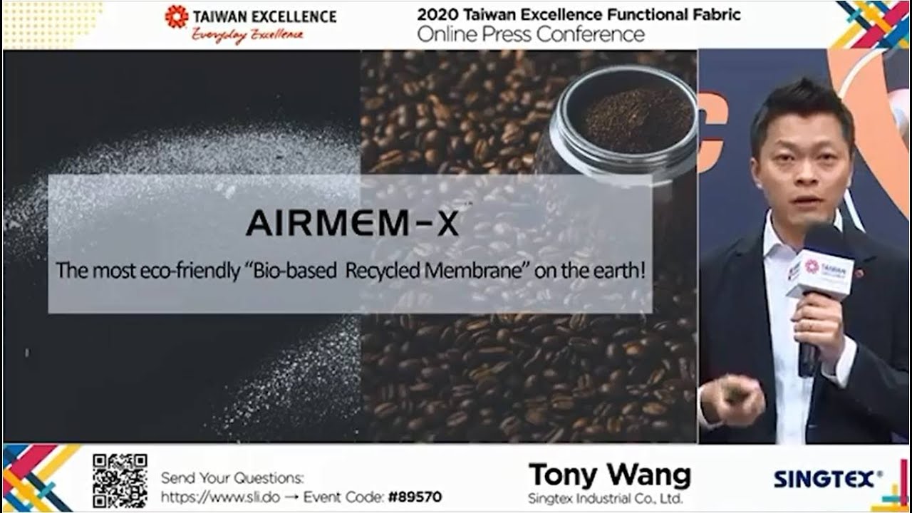 AIRMEM-X - The Most Eco-friendly Bio-based Recycled Coffee Membrane
