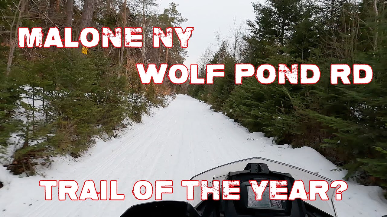 Snowmobiling Franklin County Trail spotlight C8A Wolf Pond RD