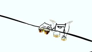 Bongo cat - Supermario bros theme