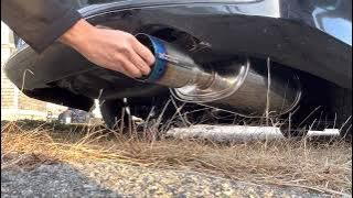 2013 Honda Accord Coupe 2.4L Megan Racing OE-RS 2.5” to 4” Cat-Back Exhaust System Silencer Rev