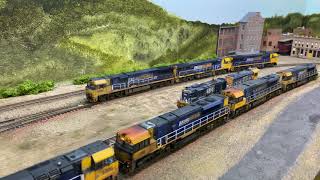 Shunting Yard With Auscision Nrs, Tts 92 & 93S And 48S W Dcc Sound And Weathered At Tnmrc