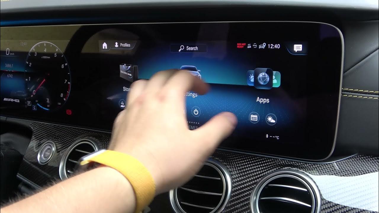 How to Change Touchpad Sensitivity in Mercedes E63S AMG? Adjust MBUX