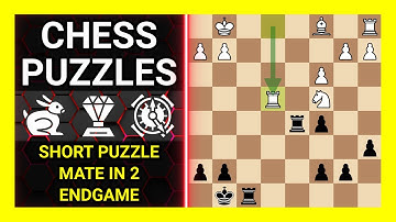 Chess Puzzles to Practice. Themes: Short puzzle, Mate in 2, Endgame. Learn Chess