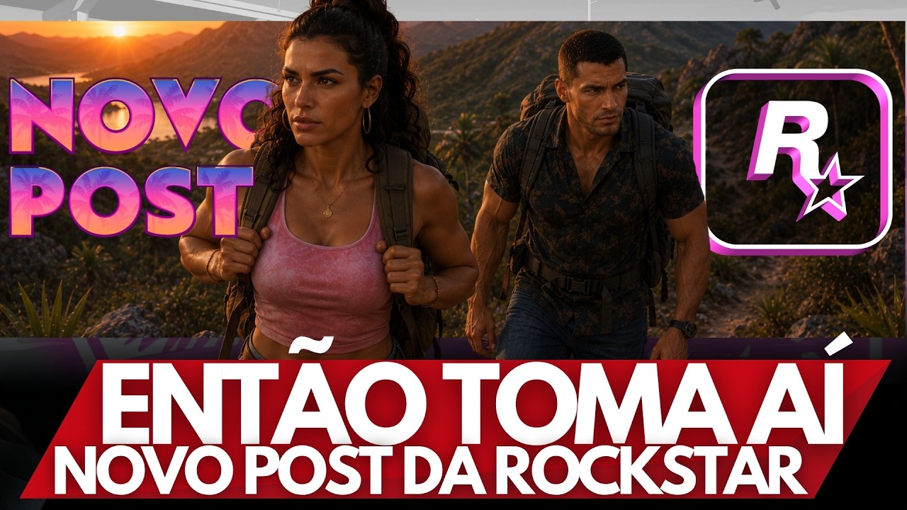 QUEM AÍ QUER TRAILER 3 GTA 6 ?? ENTÃO TOMAAAAAA O POST NOVO DA ROCKSTAR KKKKKKKKKKKKKKKK