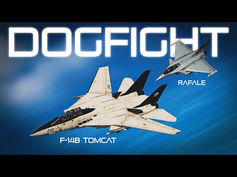 DOGFIGHT | F-14B Tomcat Vs Rafale | Digital Combat Simulator | DCS |