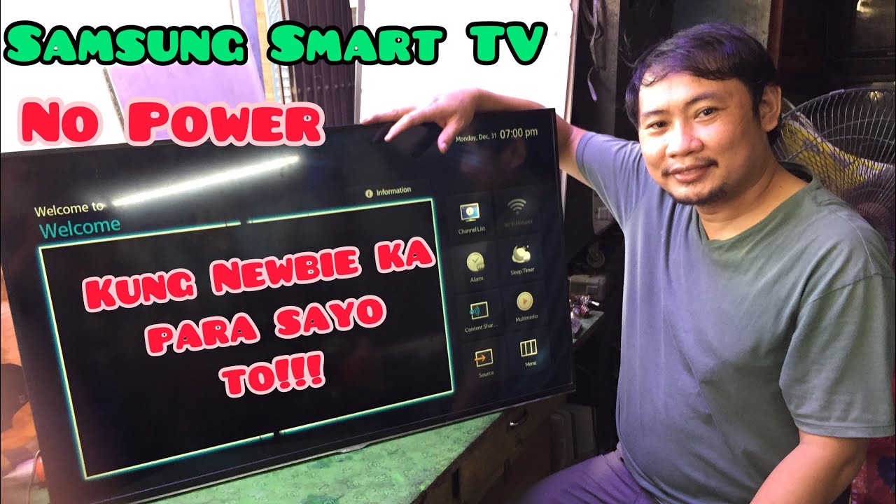 How to Repair Samsung Smart TV HG40N C690DP No Power / How to Fixed No