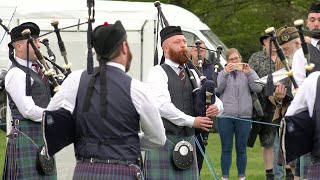1St Place For Deeside Caledonia Pipe Band Grade 3 At Banchory 2023 North Of Scotland Championship