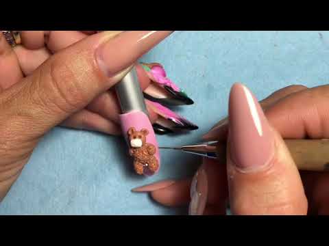 oso 3d nails con plastigel - YouTube