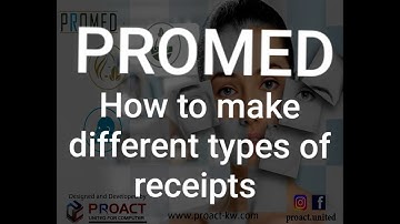 PROMED - How to Make Different Type of Receipts