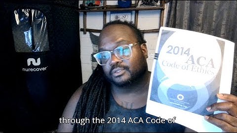 2014 ACA Code of Ethics Section A