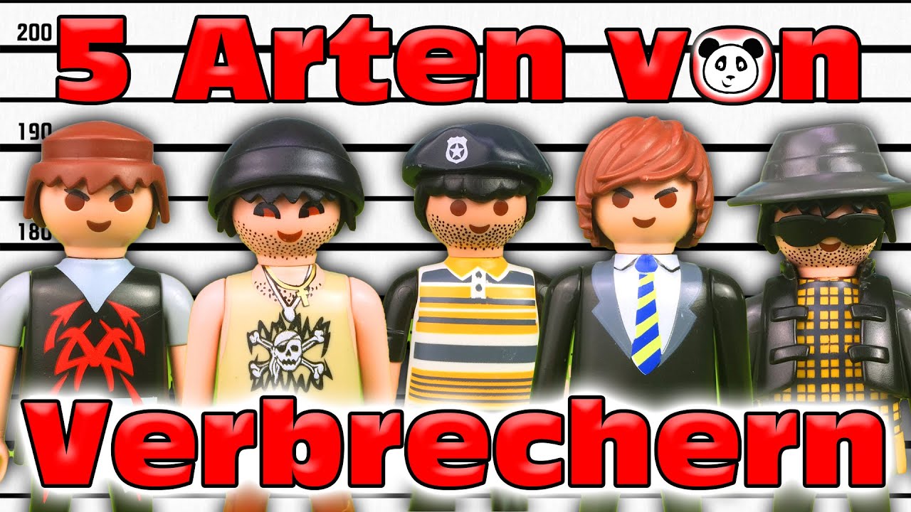 Playmobil Policía 👮🏽 Los 5 tipos de criminales💥Playmobil español