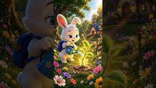 Benny Bunny and the Magic Seed 🌱🐰 #shorts