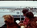 1974 Lymington to Yarmouth on the ferry, a run around the castle
