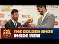 [BEHIND THE SCENES] Messi receives his 4th Golden Shoe