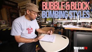 How To Write Bubble & Block Letters | Graffiti for Beginners (Sanoizm)