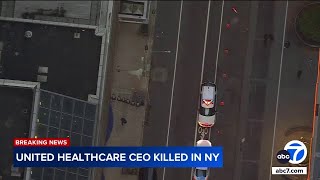 United Healthcare CEO Brian Thompson shot dead in NYC, masked gunman at large
