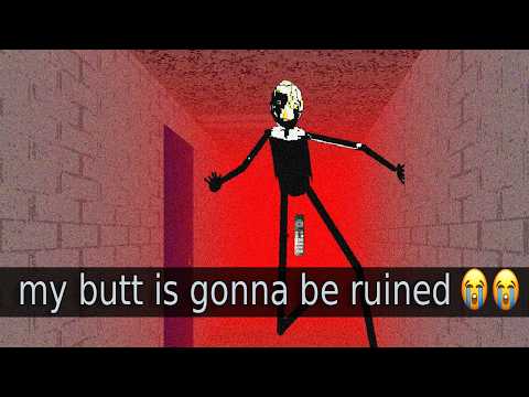 baldi became a SPIDER and crawled up MY BUTT