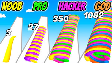 Twisted Rubber 3D - NOOB vs PRO vs HACKER vs GOD