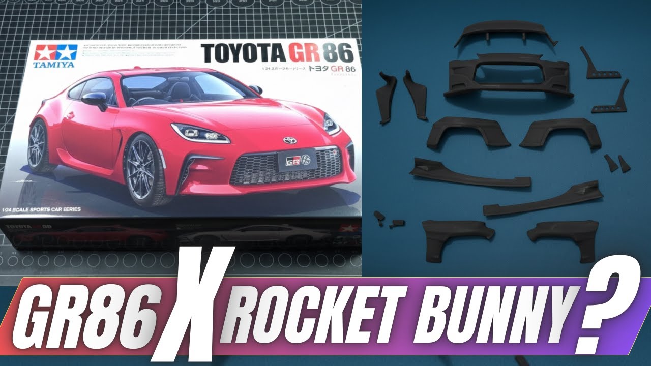 Pandem Rocket Bunny GR86 | Tamiya 1/24 + 3D-Printed Bodykit