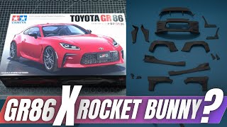 Pandem Rocket Bunny GR86 | Tamiya 1/24 + 3D-Printed Bodykit