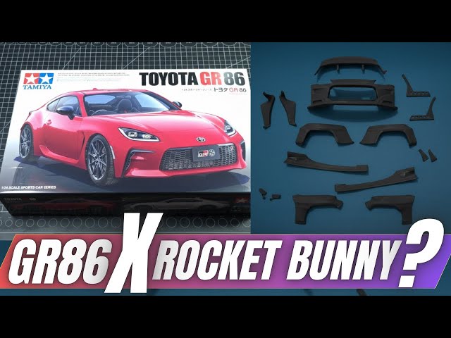 Pandem Rocket Bunny GR86 | Tamiya 1/24 + 3D-Printed Bodykit
