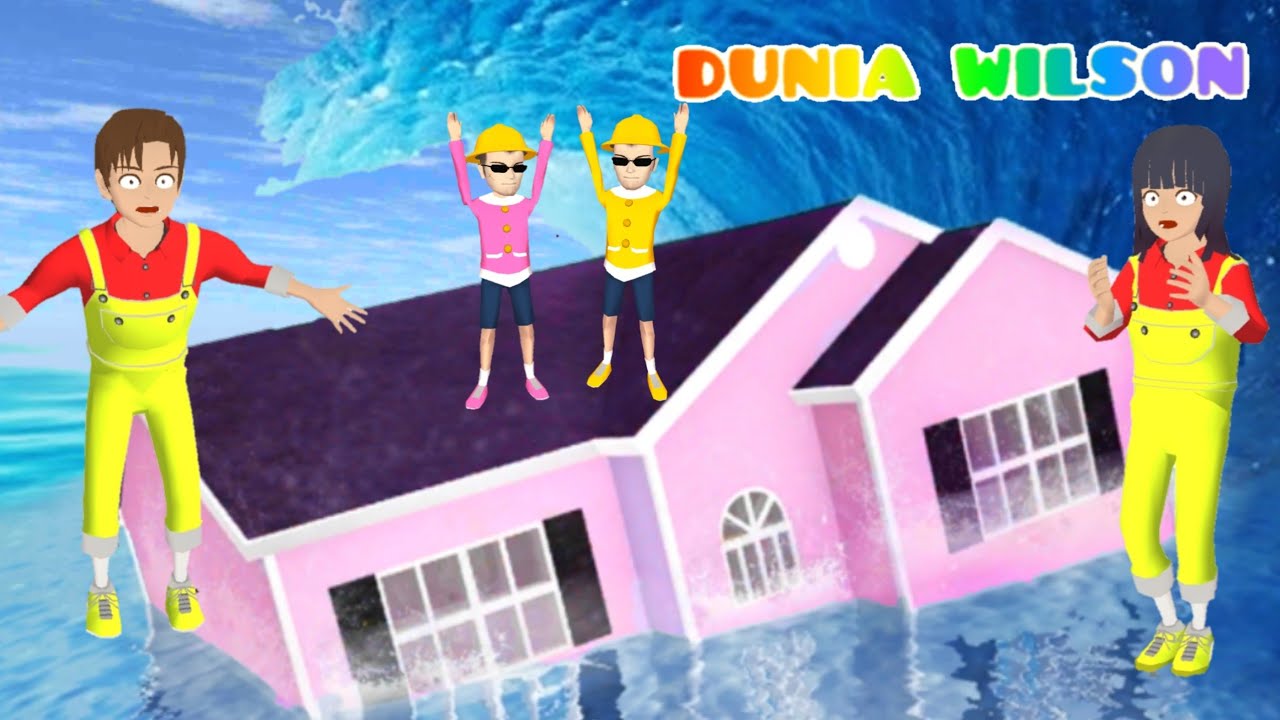 Yuta Mio Melarikan Diri Dari Tsunami Raksasa 🥰😍