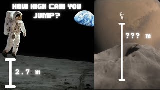 How High Can You Jump on Planets of the Solar System