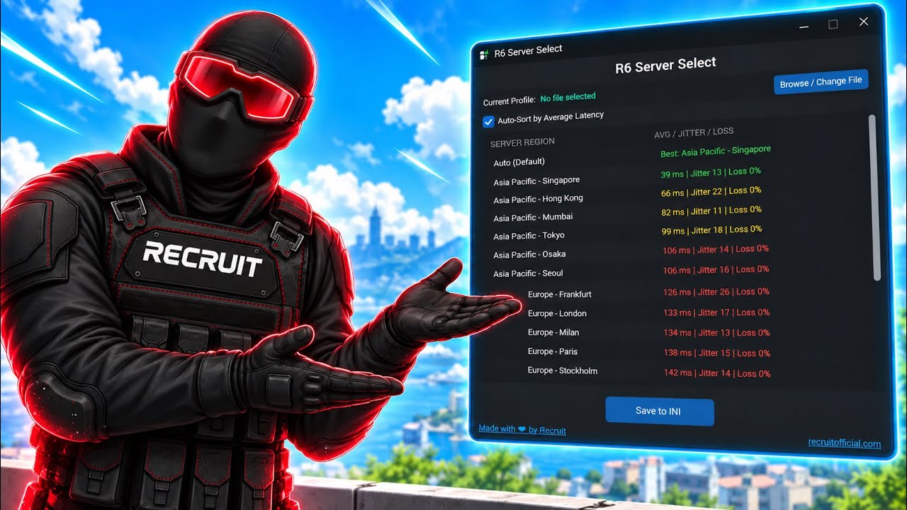 Rainbow Six Siege Server Selector: How to Change Data Center Fast - YouTube