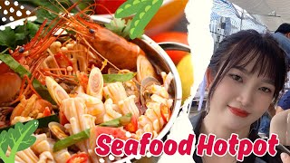 How to cook spicy seafood hot pot at home