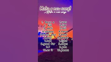 Thumbnail of Make a song! #fypシ #viral #shorts #foryou #foryoupage #songs