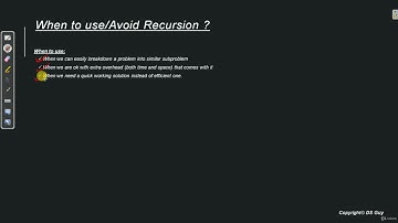 8  S01 L08  When to Use &  Avoid Recursion | Advantage and Disadvantage of Recursion