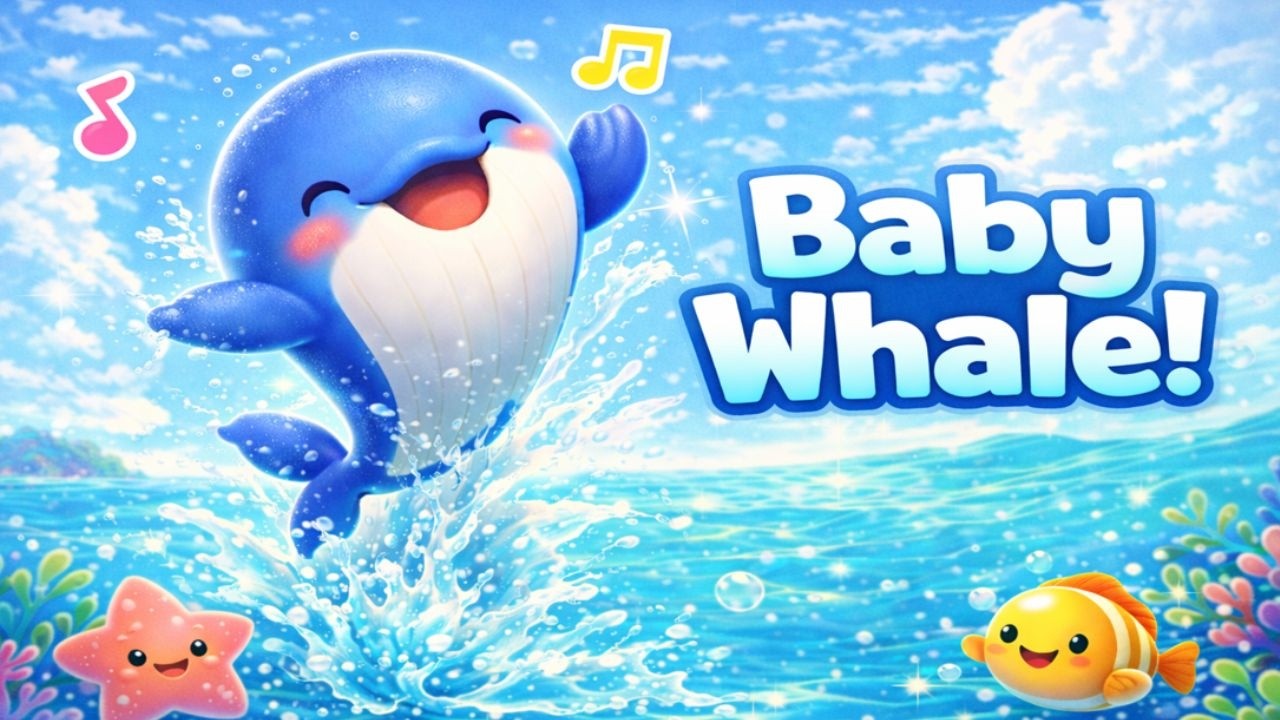 🎵 Baby Whale Song! 🐳 | Fun Ocean Animal Song for Kids | Learn with Mama ...